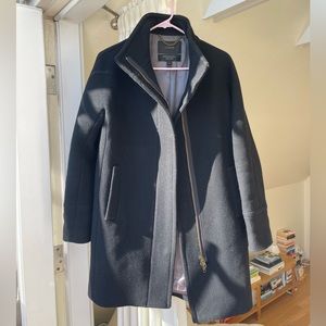 J Crew Cocoon Coat Italian Stadium Wool Coat
